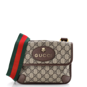 Gucci Neo Vintage Flap Messenger GG Coated Canvas Small