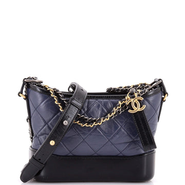Chanel Gabrielle Hobo Quilted Aged Calfskin Small