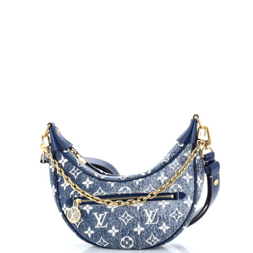 Louis Vuitton Loop Handbag Monogram Jacquard Denim