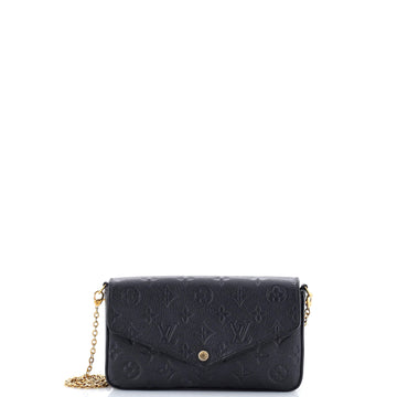 Louis Vuitton Felicie Pochette Monogram Empreinte Leather