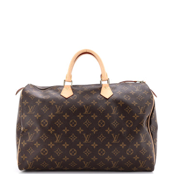 Louis Vuitton Speedy Handbag Monogram Canvas 40