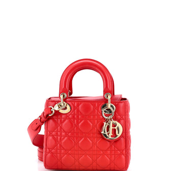 Christian Dior My Lady Dior Bag Cannage Quilt Lambskin
