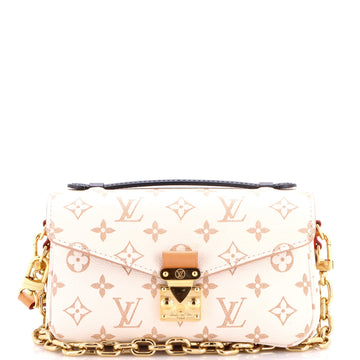 Louis Vuitton Pochette Metis Monogram Dune Canvas East West
