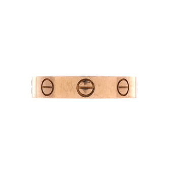 Cartier Love Wedding Band Ring 18K Rose Gold