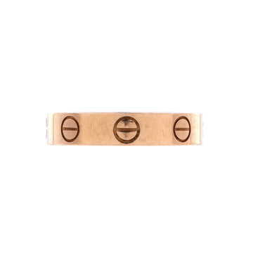 Cartier Love Wedding Band Ring 18K Rose Gold