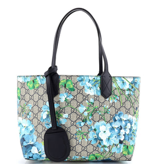 Gucci Reversible Tote Blooms Print Leather Small