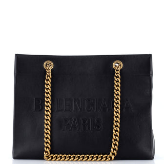 Balenciaga Duty Free Chain Tote Leather Medium