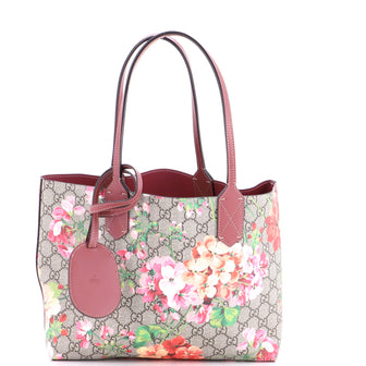 Gucci Reversible Tote Blooms GG Print Leather Small