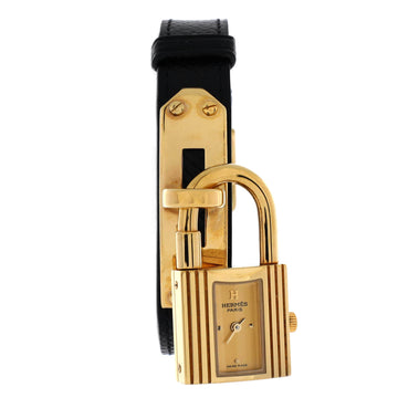 Hermes Kelly Quartz Watch Plated Metal and Leather 20