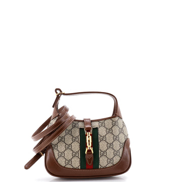 Gucci Jackie 1961 Hobo GG Coated Canvas Mini