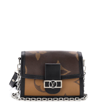 Louis Vuitton Dauphine Shoulder Bag Reverse Monogram Giant MM