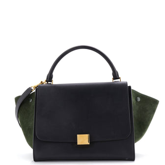 Celine Bicolor Trapeze Bag Leather Medium