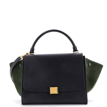 Celine Bicolor Trapeze Bag Leather Medium