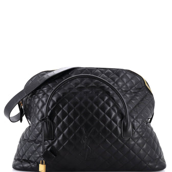 Saint Laurent ES Giant Travel Bag Quilted Leather