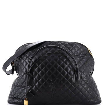 Saint Laurent ES Giant Travel Bag Quilted Leather