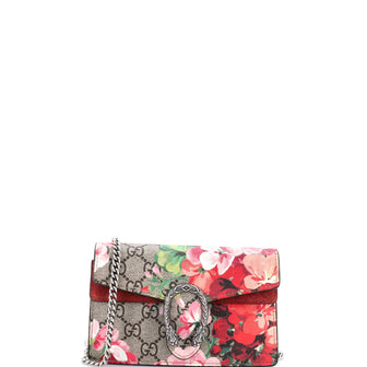 Gucci Dionysus Bag Blooms Print GG Coated Canvas Super Mini