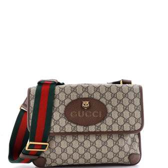 Gucci Neo Vintage Flap Messenger GG Coated Canvas Medium