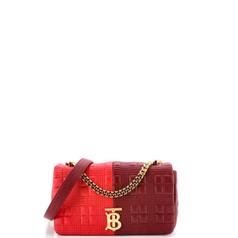 Burberry Lola Shoulder Bag Quilted Lambskin Small