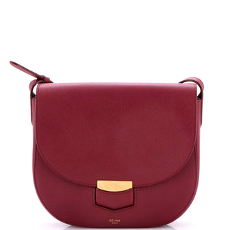 Celine Trotteur Crossbody Bag Grainy Leather Medium