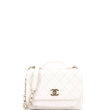 Chanel Business Affinity Flap Bag Quilted Caviar Small