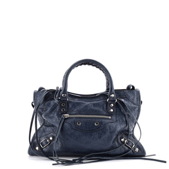 Balenciaga City Classic Studs Bag Leather Small