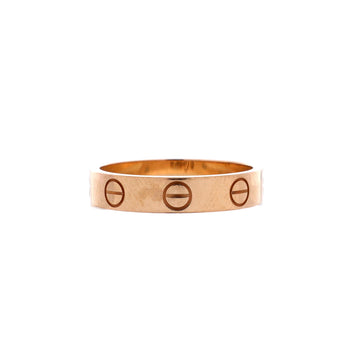 Cartier Love Wedding Band Ring 18K Rose Gold