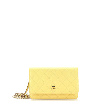 Chanel Wallet on Chain Quilted Caviar