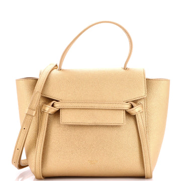 Celine Belt Bag Textured Leather Nano