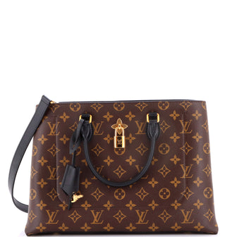 Louis Vuitton Flower Tote Monogram Canvas with Leather