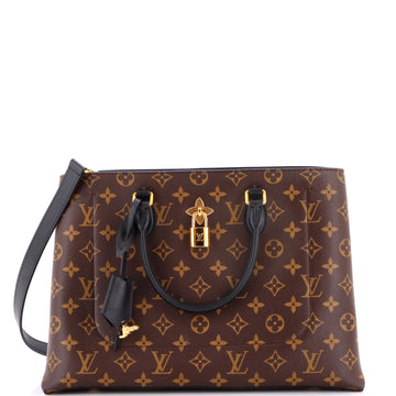 Louis Vuitton Flower Tote Monogram Canvas with Leather