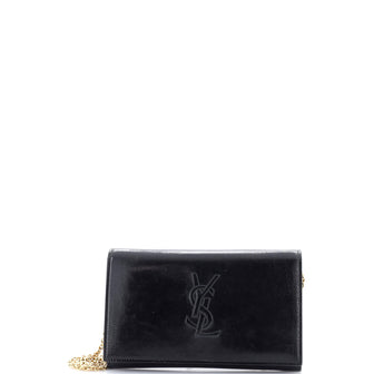Saint Laurent Belle de Jour Chain Wallet Leather Small