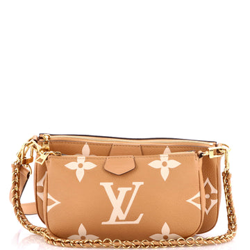 Louis Vuitton Multi Pochette Accessoires Bicolor Monogram Empreinte Giant