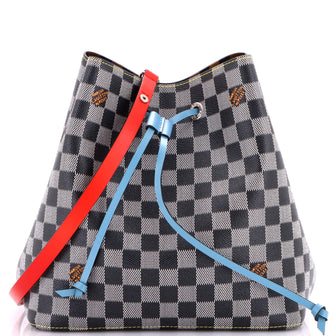 Louis Vuitton NeoNoe Handbag Limited Edition Colored Damier MM