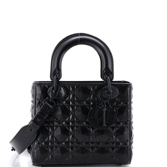 Christian Dior My ABCDior Lady Dior Bag Diamond Motif Cannage Calfskin Small