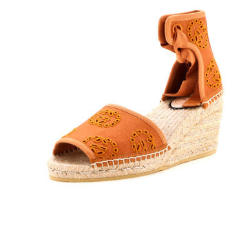 Gucci Women's Damita Espadrilles Interlocking G Embroidered Canvas