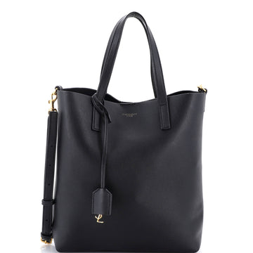 Saint Laurent Shopper Tote Leather Toy