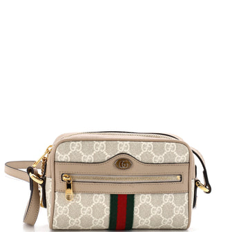 Gucci Ophidia Shoulder Bag GG Coated Canvas Mini