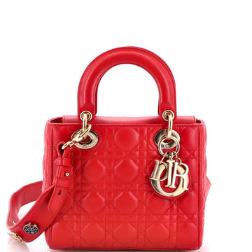 Christian Dior My Lady Dior Bag Cannage Quilt Lambskin