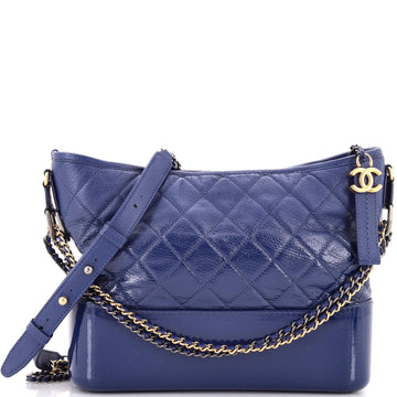 Chanel Gabrielle Hobo Quilted Goatskin and Patent Medium