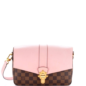 Louis Vuitton Clapton Handbag Damier and Leather PM