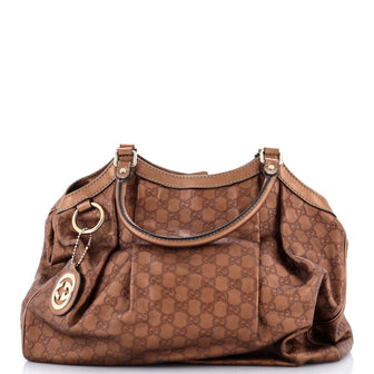Gucci Sukey Tote Guccissima Leather Large