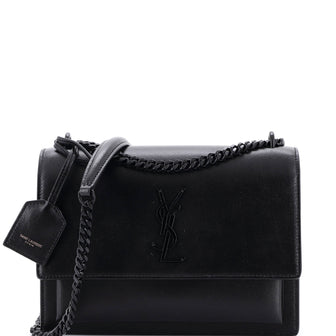 Saint Laurent Sunset Crossbody Bag Leather Medium