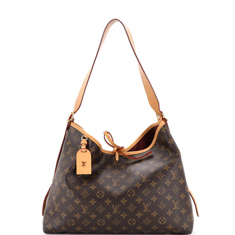Louis Vuitton CarryAll Hobo Monogram Canvas MM