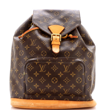 Louis Vuitton Vintage Montsouris Backpack Monogram Canvas GM
