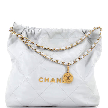 Chanel 22 Chain Hobo Quilted Calfskin Medium