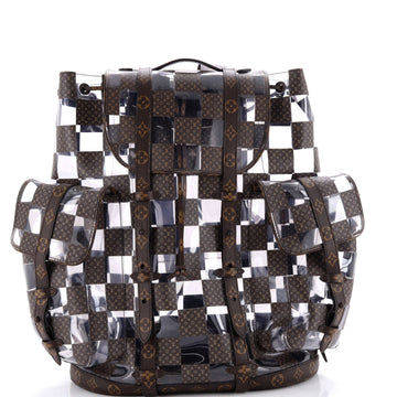 Louis Vuitton Christopher Backpack Limited Edition Monogram Chess Canvas and PVC GM