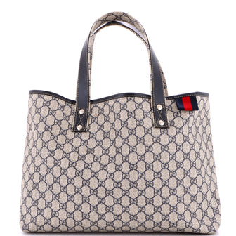 Gucci Web Loop Tote GG Coated Canvas Medium
