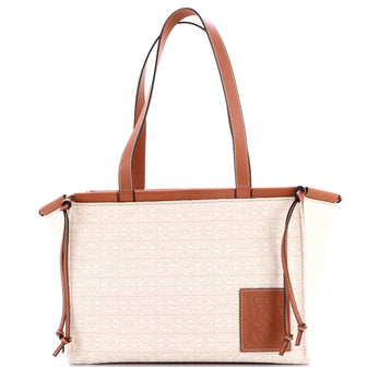 Loewe Cushion Tote Anagram Canvas with Leather Small