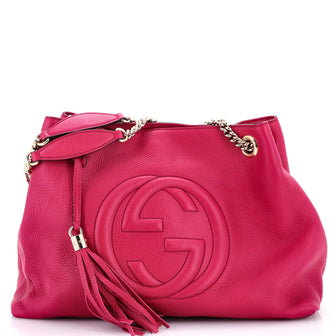 Gucci Soho Chain Strap Shoulder Bag Leather Medium