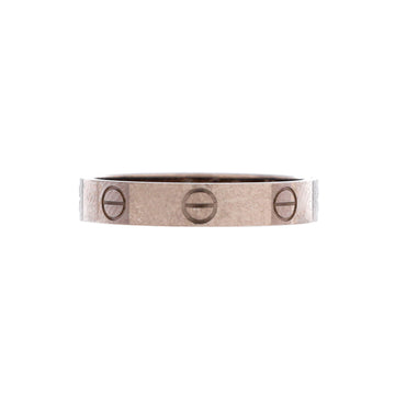 Cartier Love Wedding Band Ring 18K White Gold